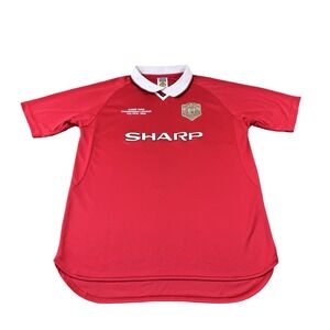 Manchester United Jersey 1999 Champions League Score Draw XL